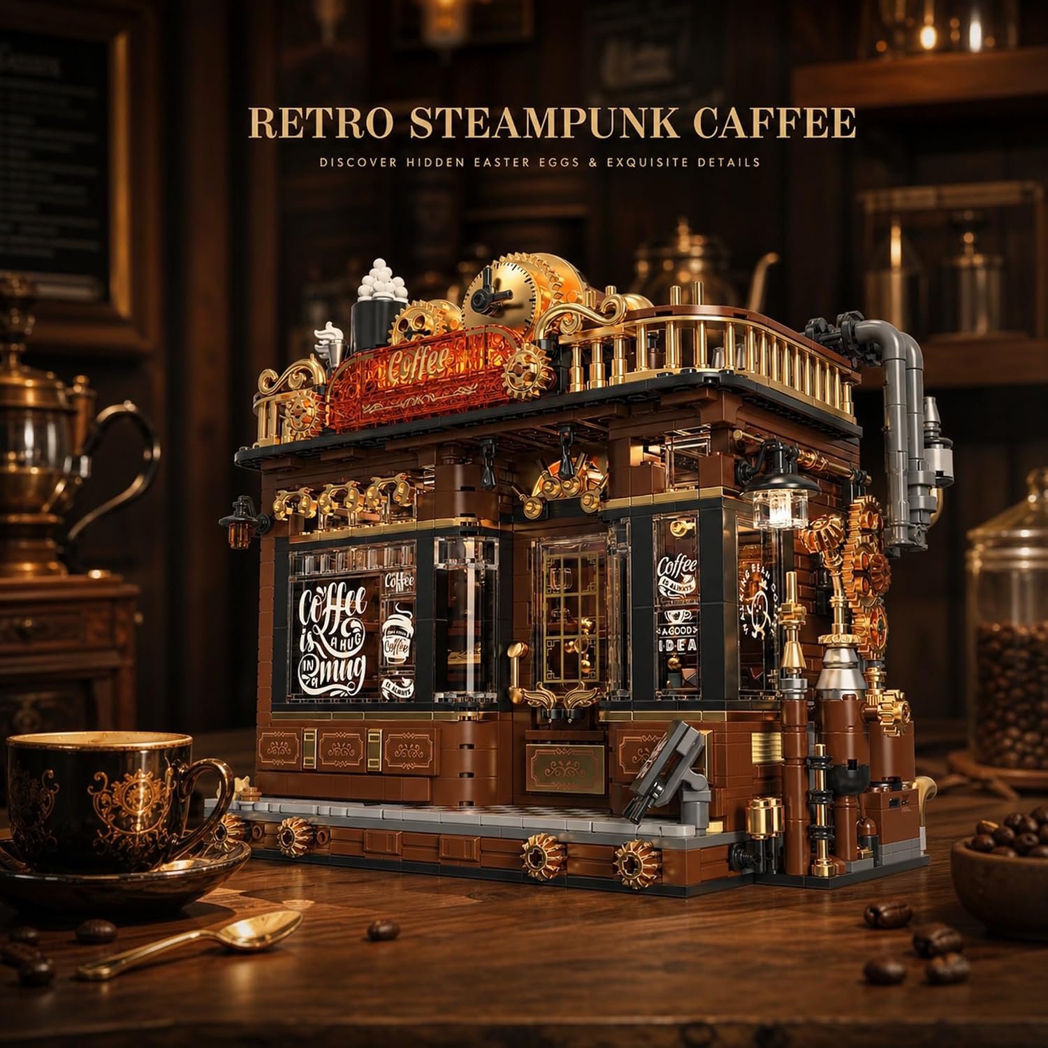 1606 elementów Steampunkowy ze – Vintage Collectible Shop recenzja i cena